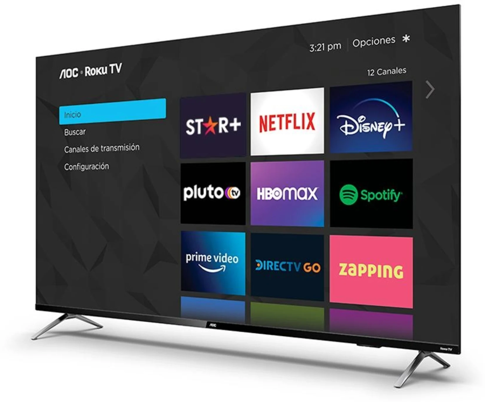 Imagen 1 de Televisor AOC 55U6125 55" 4K UHD RokuTV LED SmartTV LAN 3*HMDM USB