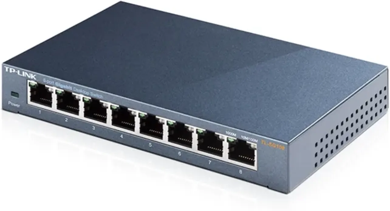 Imagen 2 de Switch TP-Link TL-SG108, 8 Puertos Gigabit Ethernet Soportan Auto-MDI/MDIX, P&P