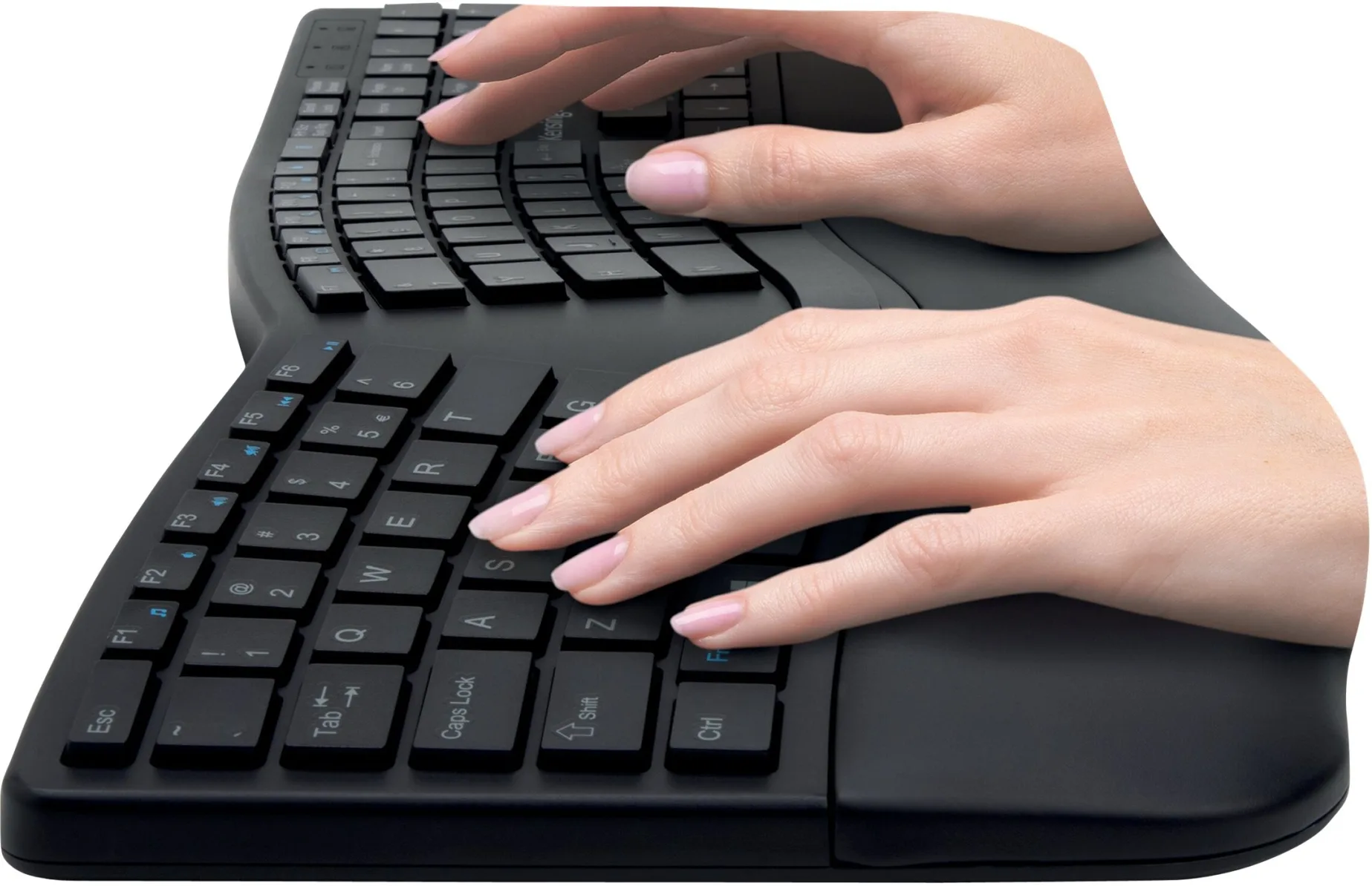 Imagen 14 de Kit Teclado Mouse Inalámbrico Ergonómico Kensington Pro Fit Ergo Bluetooth Negro