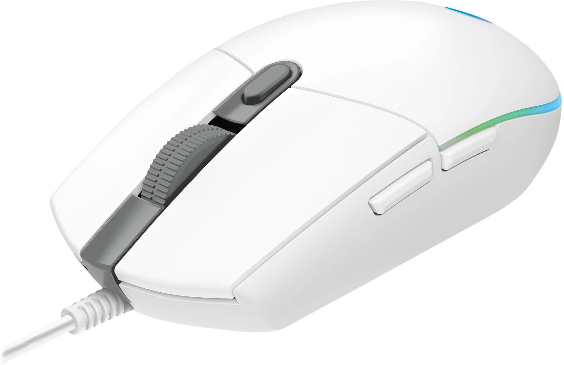 Imagen 5 de Mouse Gamer Alámbrico Logitech G203 RGB 6 Botones 8000dpi USB Blanco