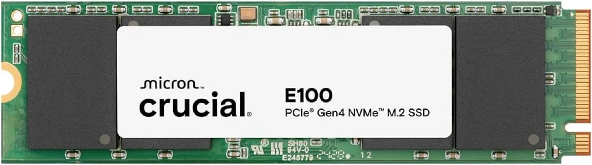 Imagen 0 de Unidad SSD Crucial E100 2TB M.2 22*80 NVMe PCIe Gen4*4 Lect 5000Mbs Esc4500Mbps