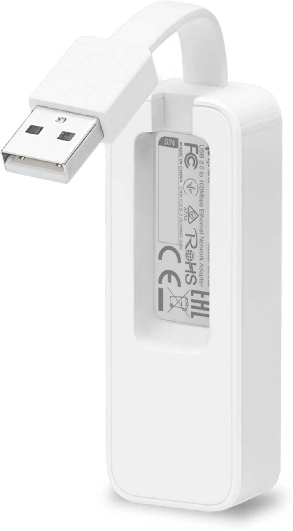 Imagen 2 de Adaptador USB 2.0 a Red Ethernet RJ-45 10/100 - TP-Link UE200