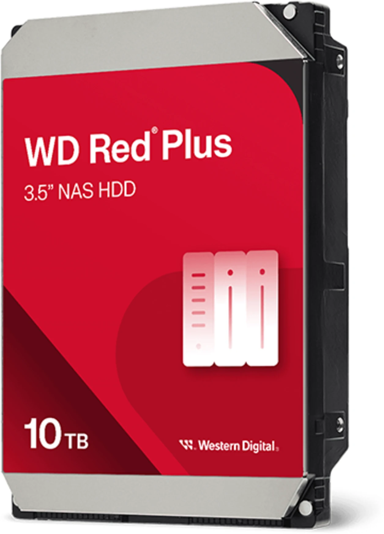 Imagen 0 de Disco Duro Western Digital Red Plus NAS 10TB 3.5" 7200RPM SATAIII 512MB p/NAS