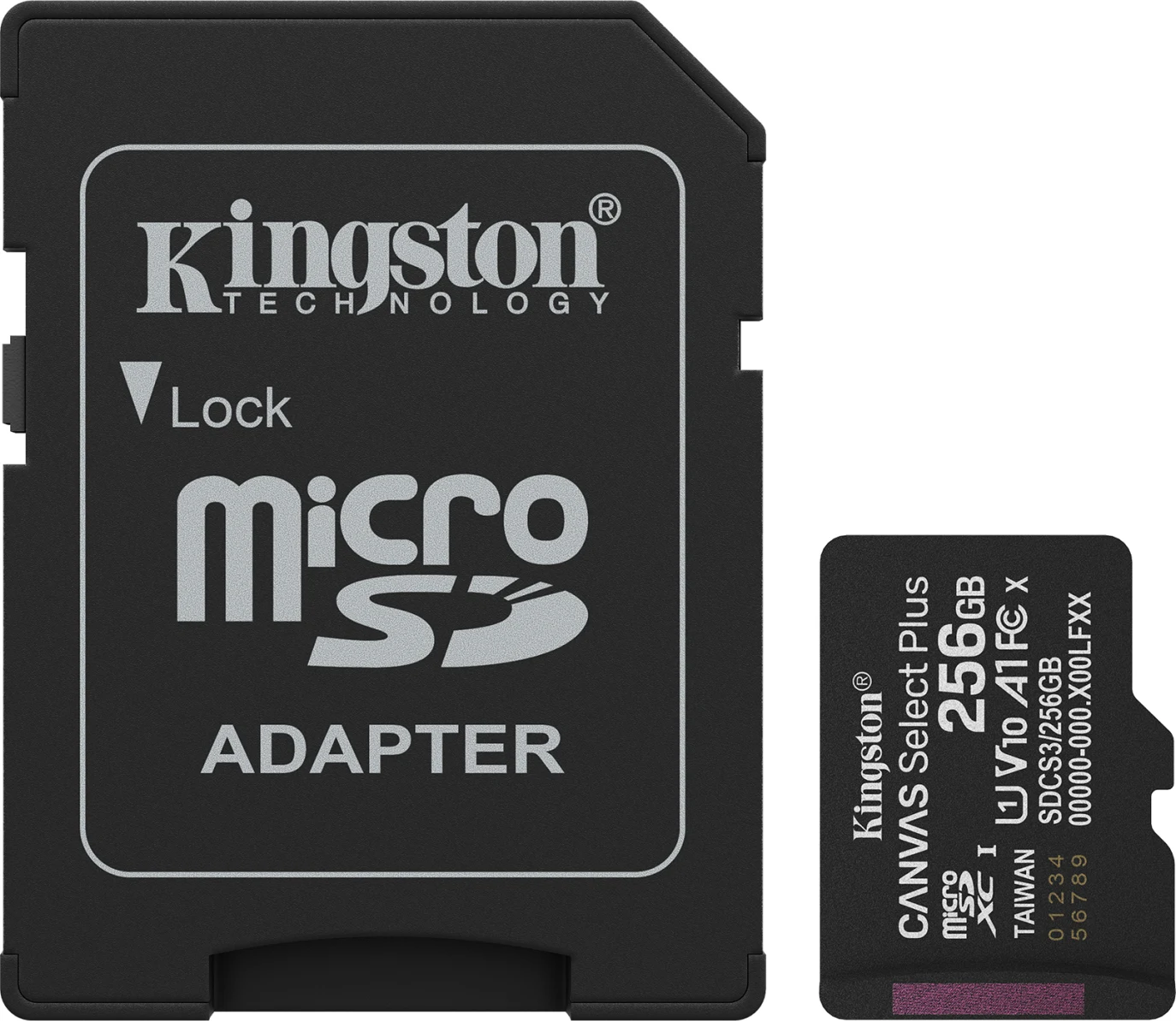 Imagen 0 de Memoria microSDHC 256GB Kingston Canvas Select Cat10 UHS-I U1/U3 A1 Lec 150MB/s