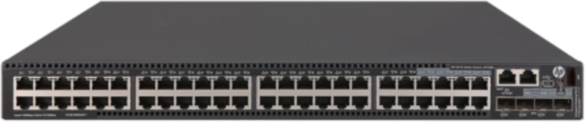 Imagen 1 de Switch HPE GigE FlexNetwork 5510 48 Ptos PoE+ + 4 Puertos SFP+,288 Gbit/s-Gesti.
