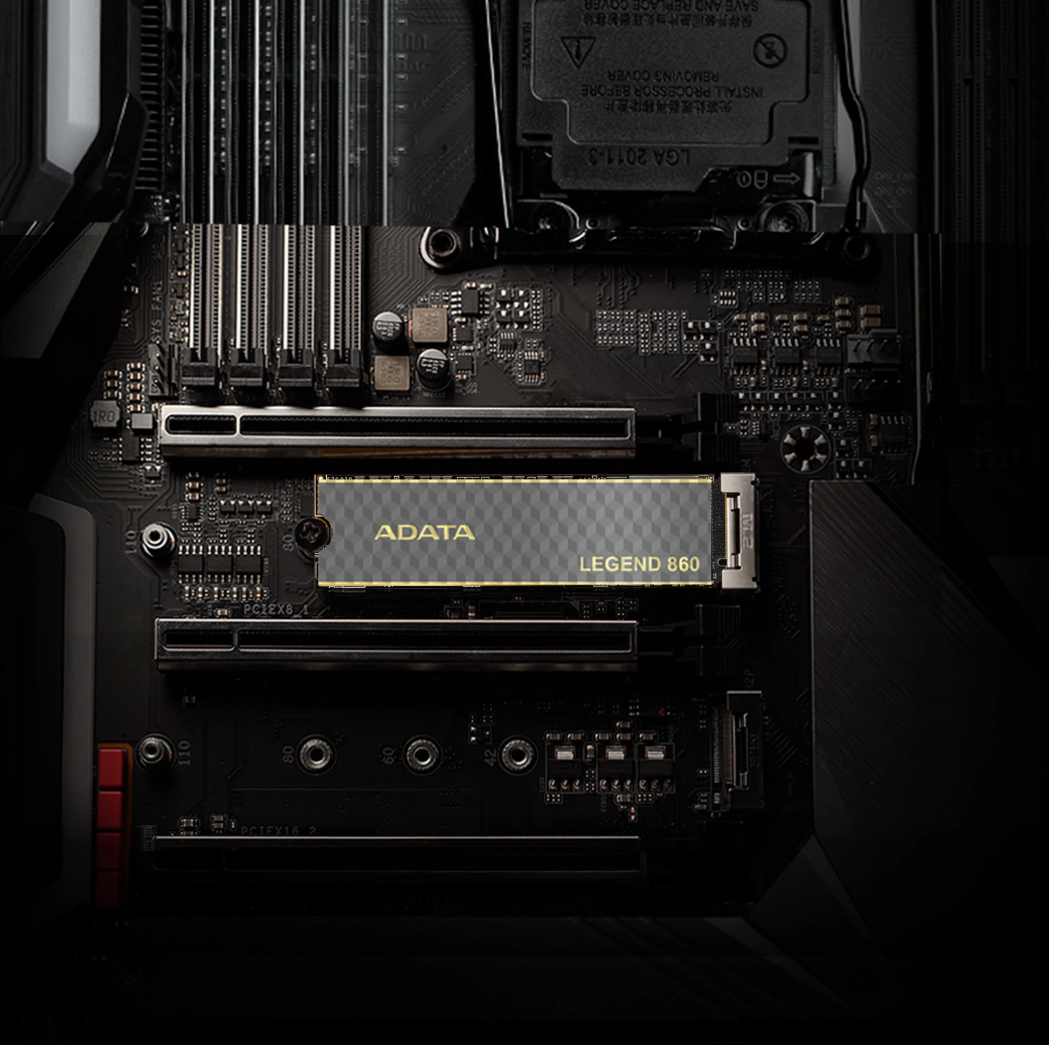 Imagen 10 de Unidad SSD AData Leyend 860 1TB M.2 22*80 PCIe4.0 Lec6000MB/s Esc4000MB/s