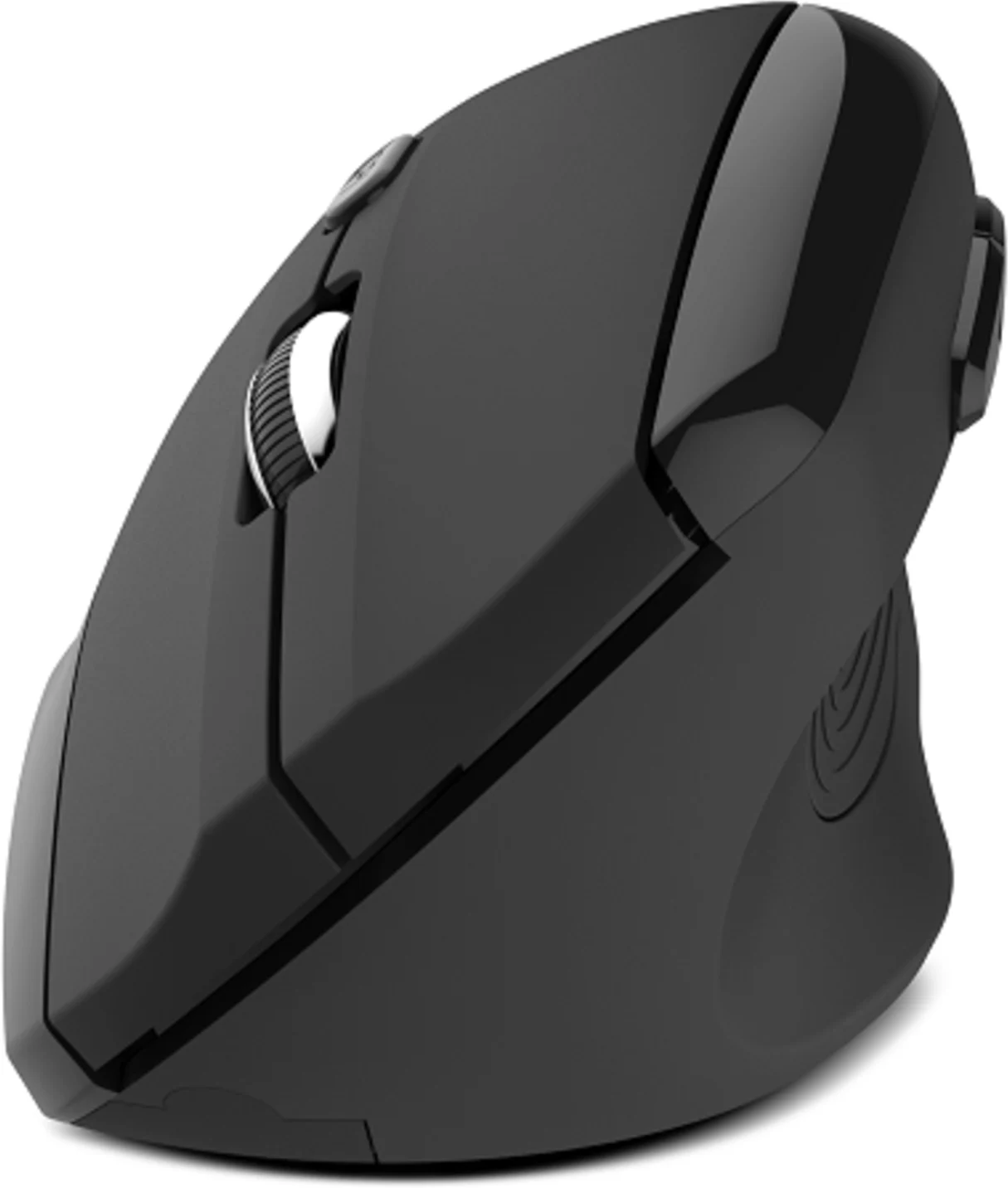 Imagen 2 de Mouse Ergonómico Inalámbrico KipX KMW-390 Vertical Conectividad 2.4 Ghz Negro
