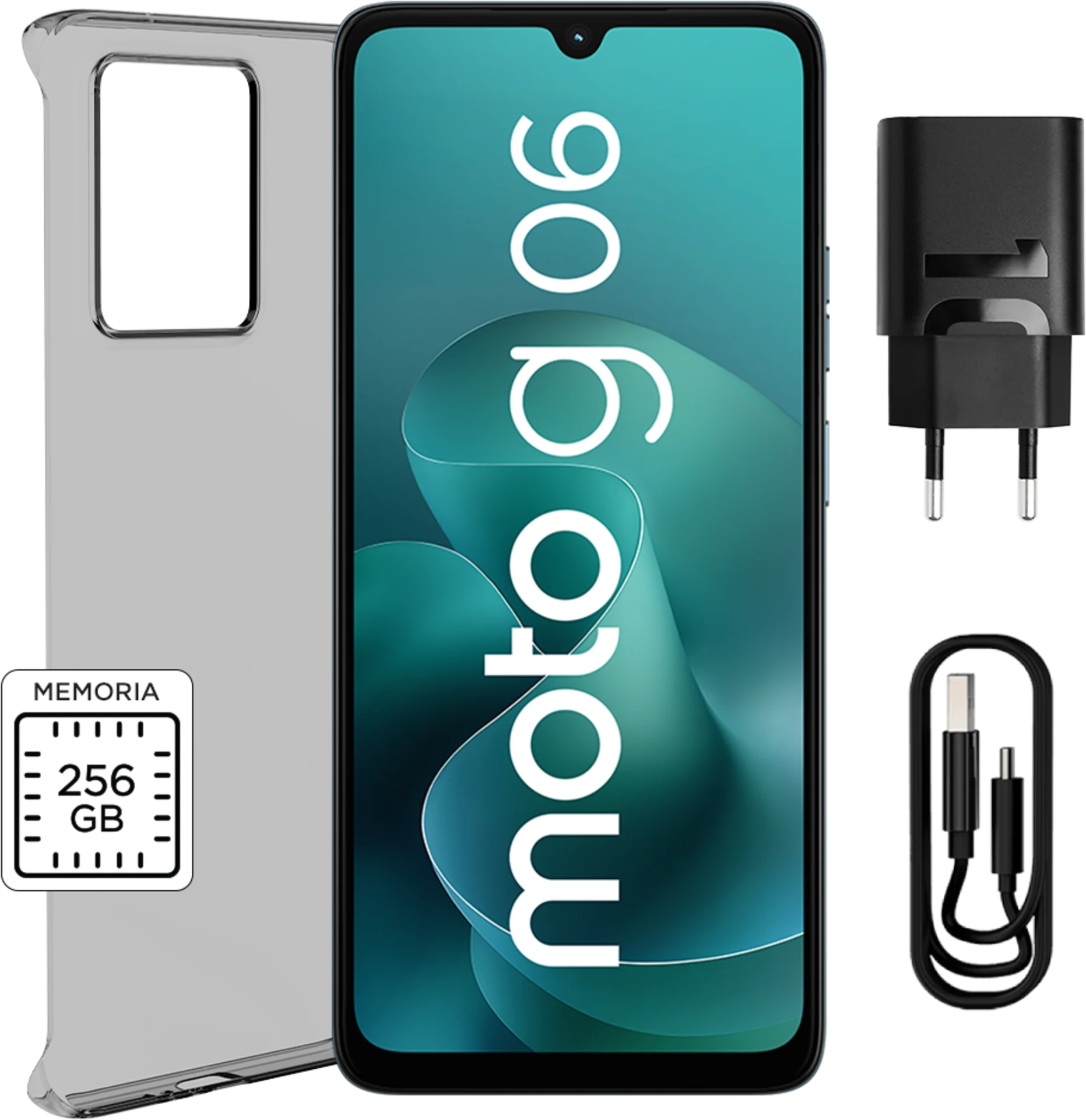 Imagen 0 de Celular Motorola  Moto G06 Memoria 256GB RAM 4GB 50MP 6.8' Azul