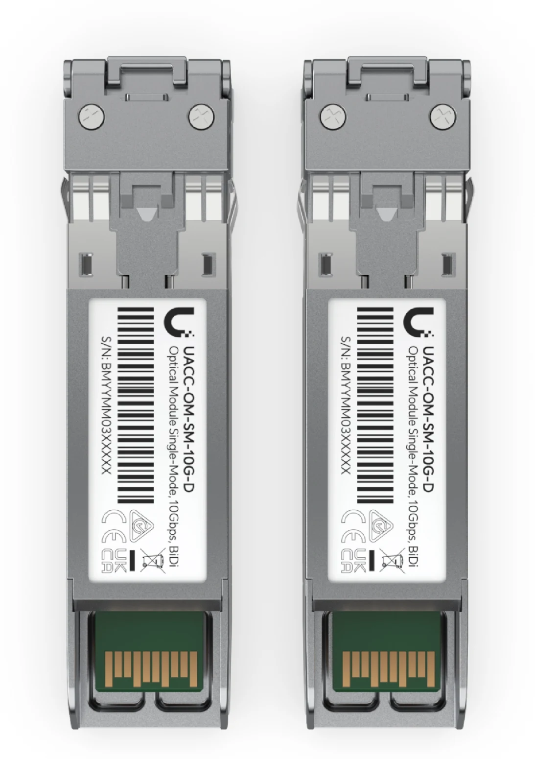 Imagen 2 de Tranceiver Ubiquiti SFP+ 10G UF-SM-10G Monomodo Tipo de conector (2) LC, 10 KM