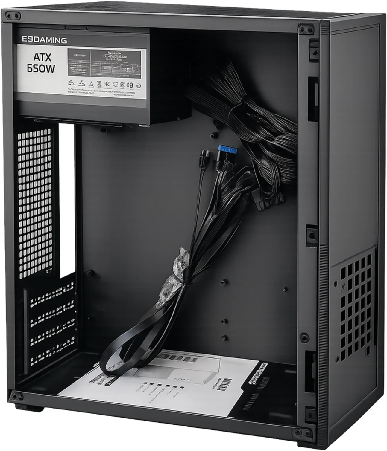 Imagen 3 de GABINETE MINI ATX NB20 / 650W APTO I7-14700/ MATX/ITX/ USN 2,0/ USB 3.0/ USB C/ ESGAMING