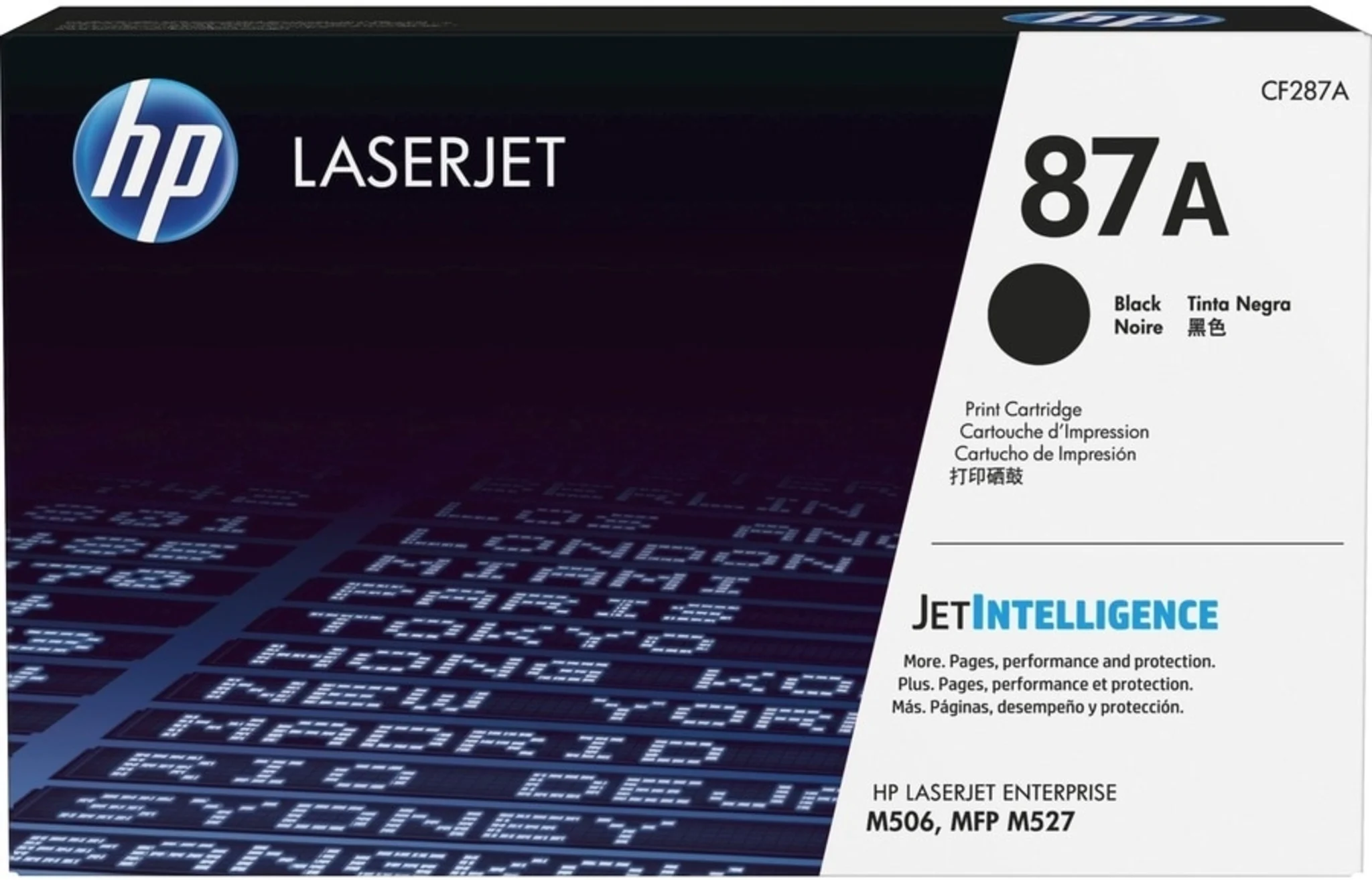 Imagen 0 de Toner HP 87A Negro para Imp Láser Laserjet MFP M506/M527/Pro527, 8550 Páginas