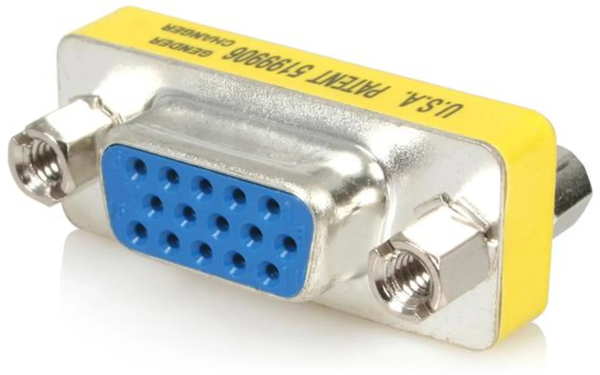 Imagen 0 de Adaptador VGA Startech Acoplador Unión de Conectores HD15 Hembra a Hembra