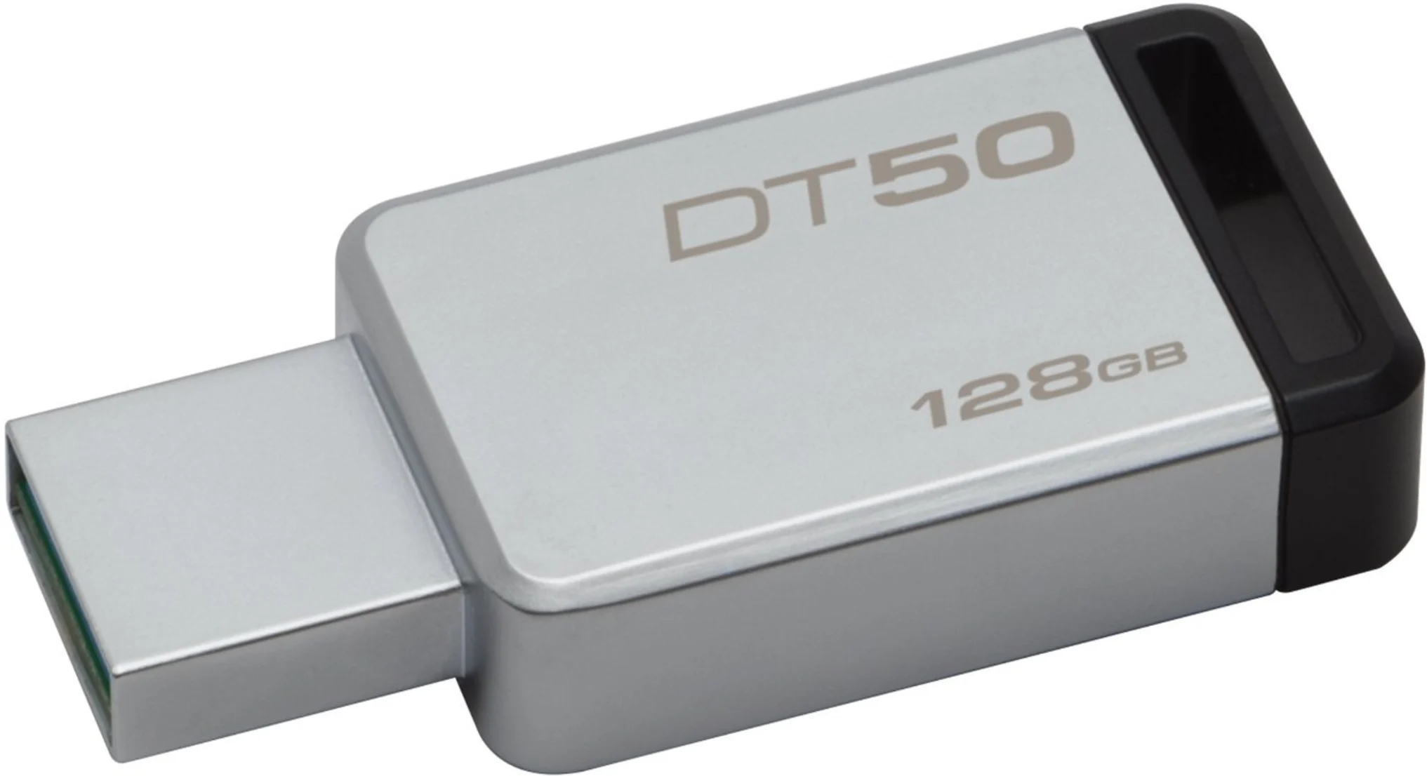 Imagen 0 de Pendrive 128GB Kingston DataTraveler 50 USB 3.1 Color Plata y Negro 