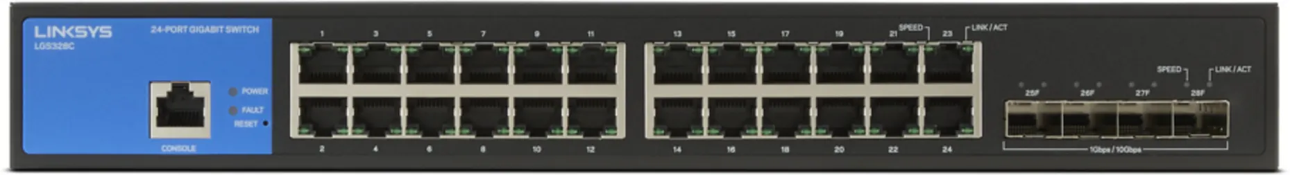 Imagen 1 de Linksys LGS328C 24 port Managed Gigabit Switch