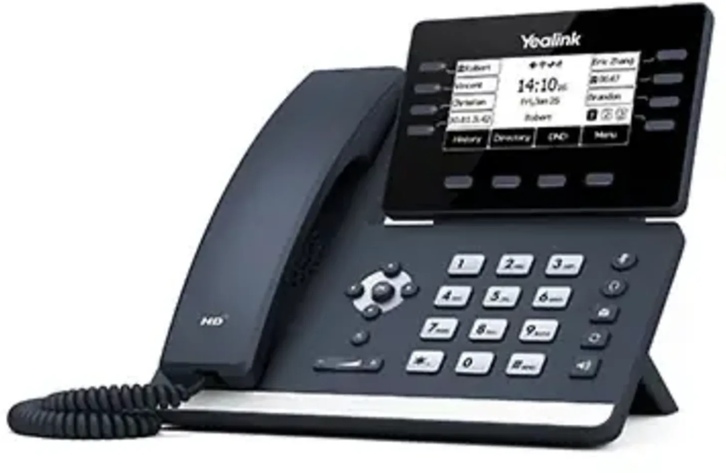 Imagen 1 de Teléfono IP Yealink SIP Gigabit POE WIFI Bluetooth incorporado 12 cuentas Voip