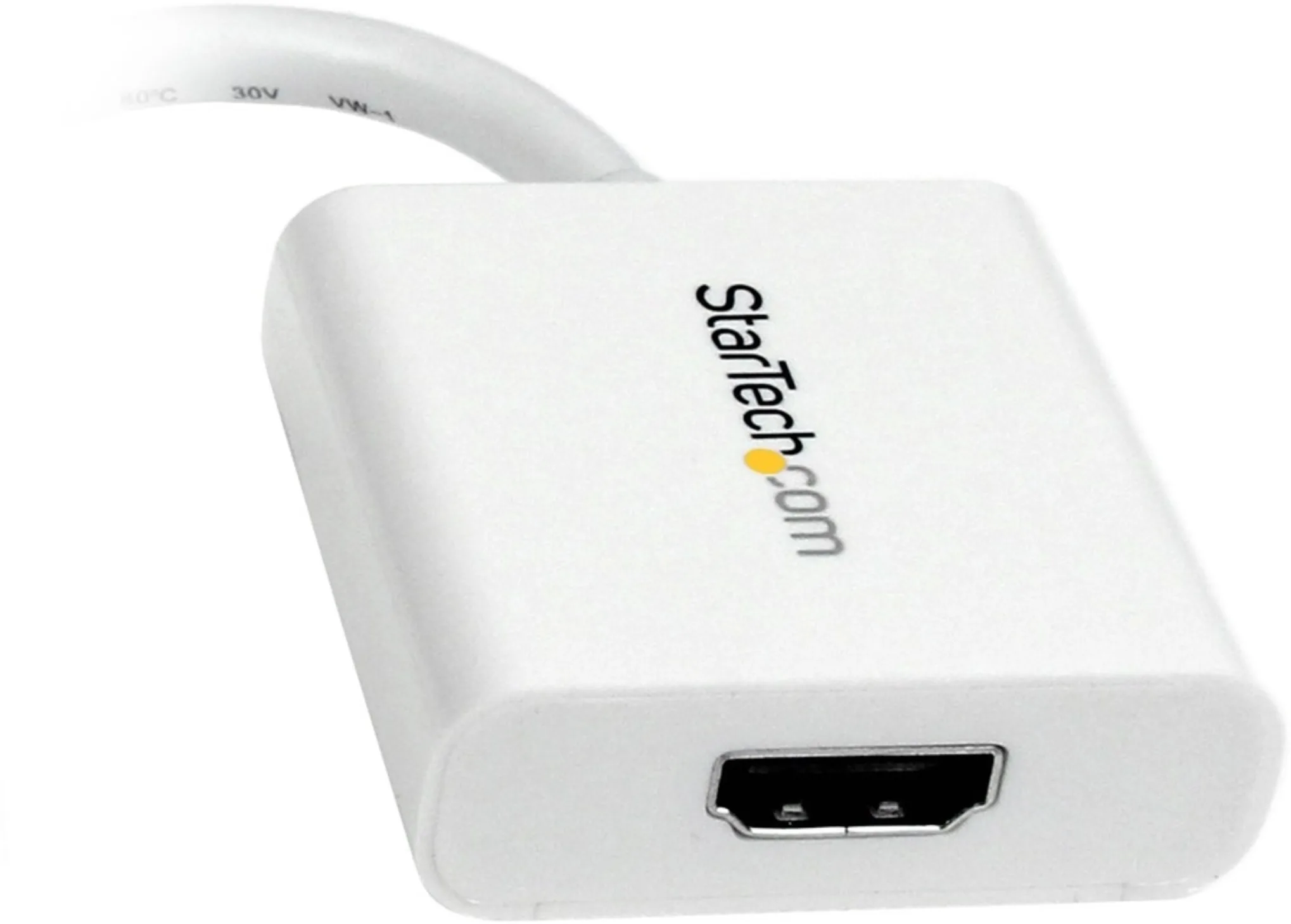 Imagen 1 de Adaptador MiniDisplayPort a HDMI 1920*1080 Color Blanco Longitud 12 cm