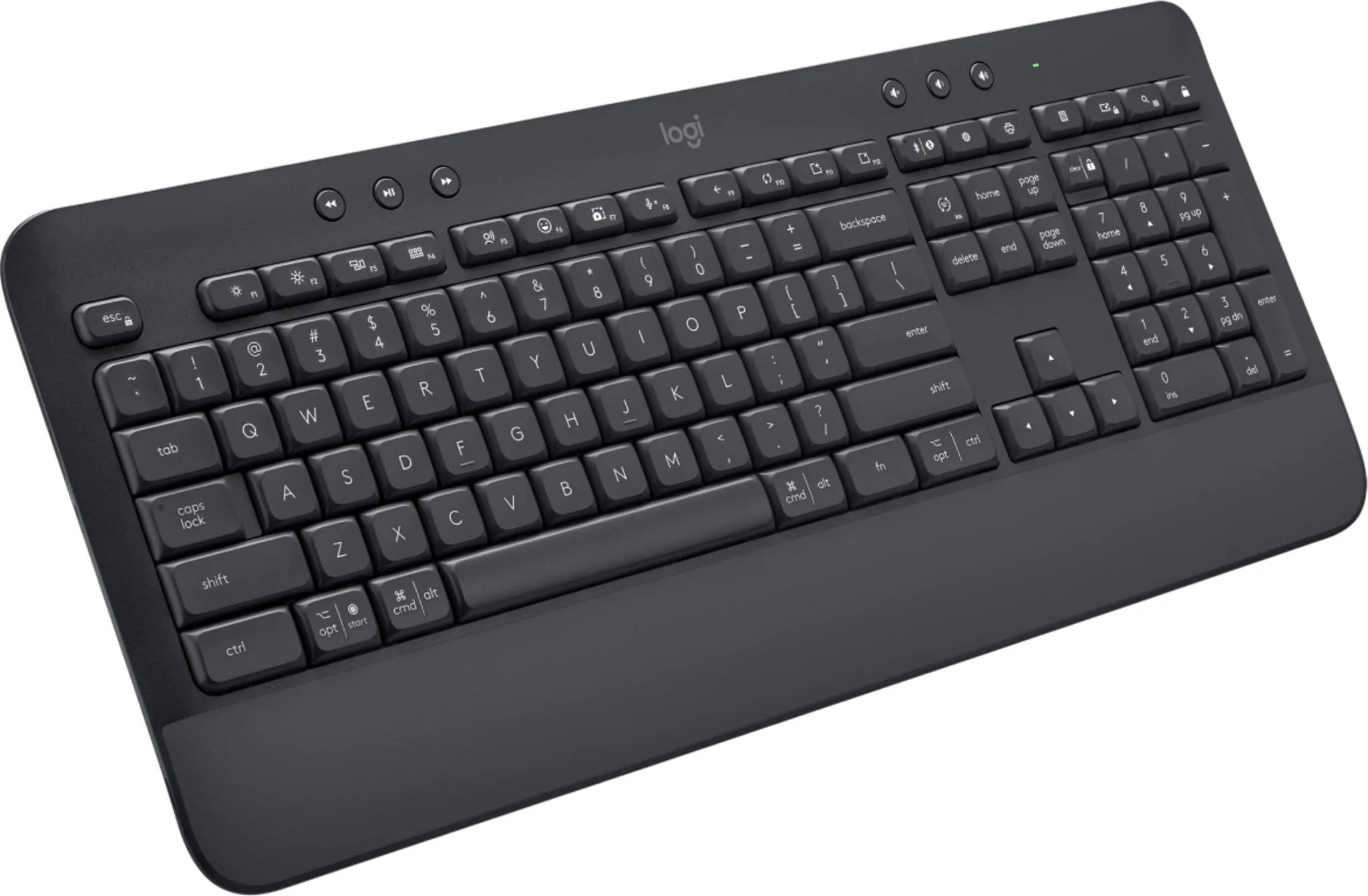 Imagen 2 de Teclado Inalámbrico Logitech K650, QWERTY Español BT5.1 Recp USB Color Grafito