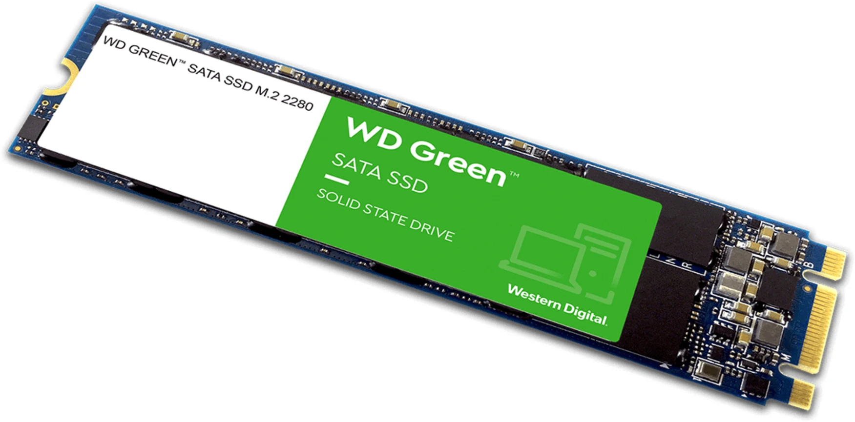 Imagen 1 de Unidad SSD Western Digital Green 480GB M.2 22*80 SATA 3 6GB/s 3D Lec 545MB/s 