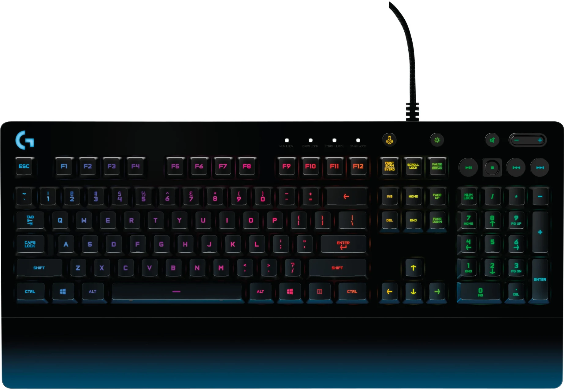 Imagen 8 de Teclado Gamer Alámbrico Logitech G213 Prodigy RGB Español USB Antiderrame Negro