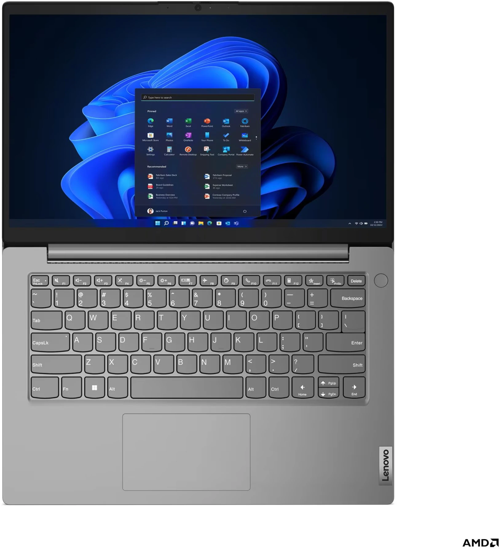 Imagen 3 de Notebook Lenovo V14 G4 AMN AMD R3 7320U RAM 8GB SSD 256GB 14" W11H