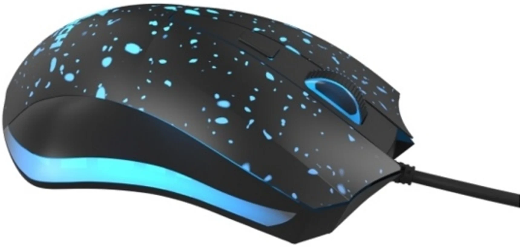 Imagen 0 de Mouse Gamer Alámbrico XTech Óptico 600DPI 6 Botones LED 7 Colores USB Negro
