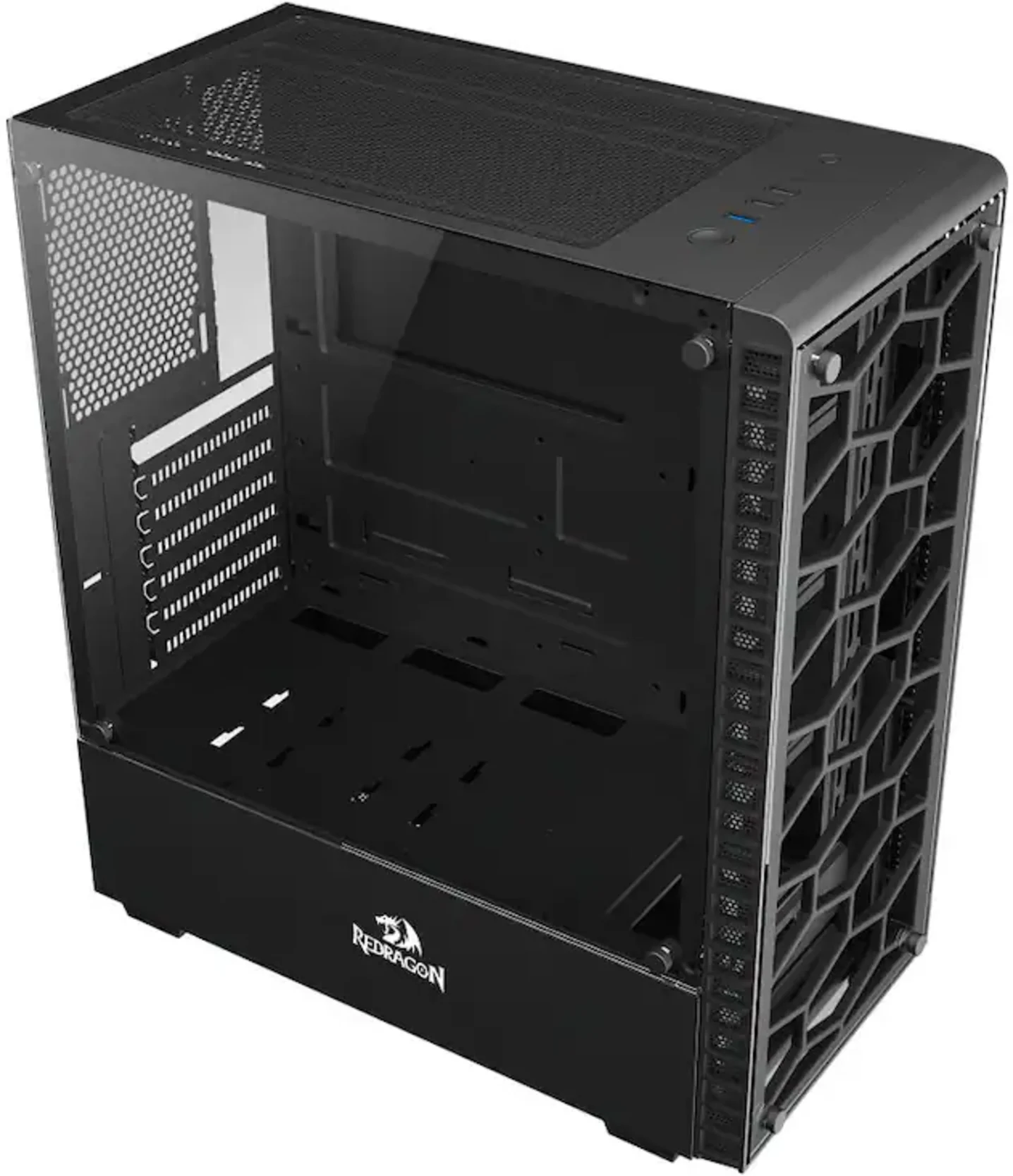 Imagen 2 de Gabinete Gamer Redragon GC-624, Vidrio templado ATX Color Negro