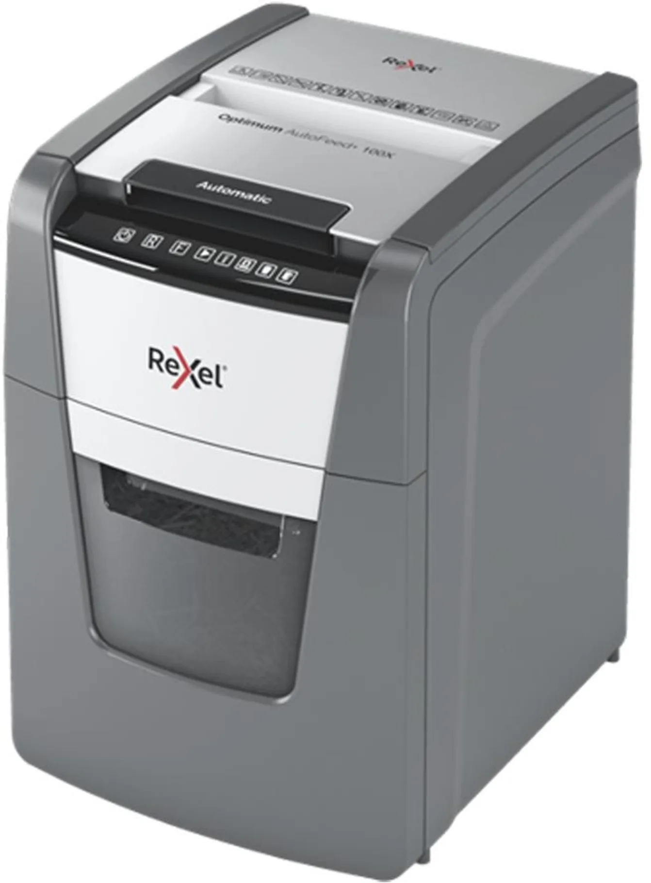 Imagen 6 de Trituradora de Papel Rexell Auto+ 100X P4 (4x28mm).Hasta 100 hojas 34L 
