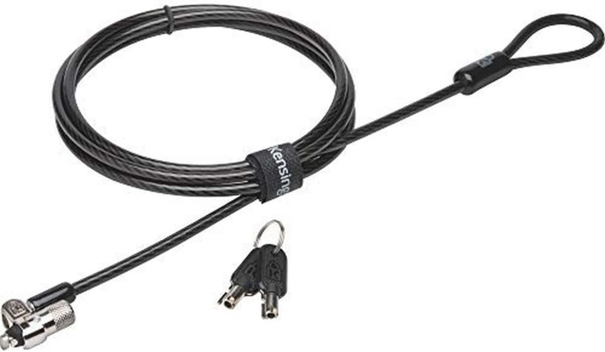 Imagen 0 de Cable de Seguridad Kensington K65020WW Acero al carbon Negro/Plata con Llave