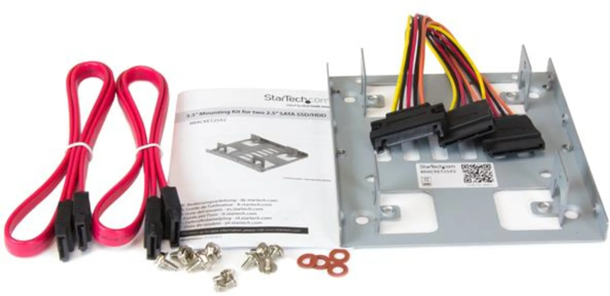 Imagen 5 de Bracket Adaptador p/ PC de 2 Unidade SSD 2.5" a 3.5" Incluye Juego de Tornillos