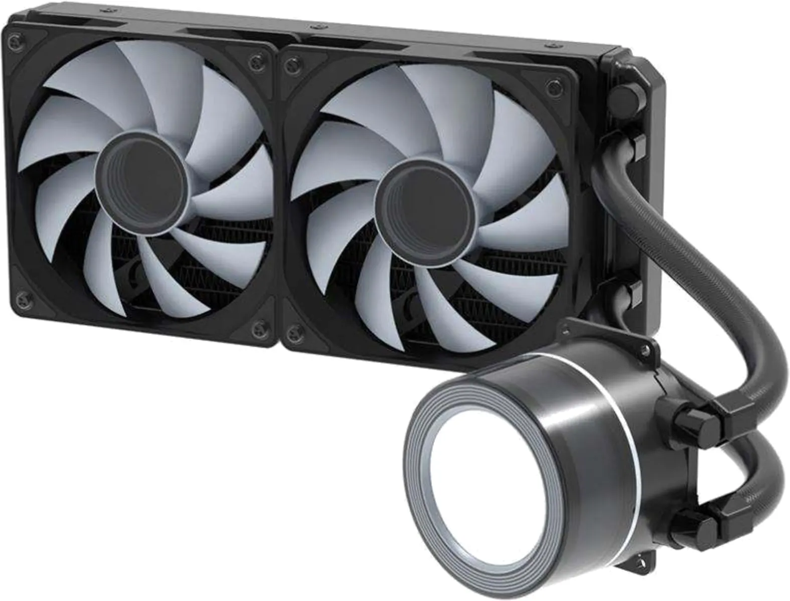 Imagen 1 de VENTILADOR CPU WATER COOLER CZ-240B-BK ARGB 240 ESGAMING