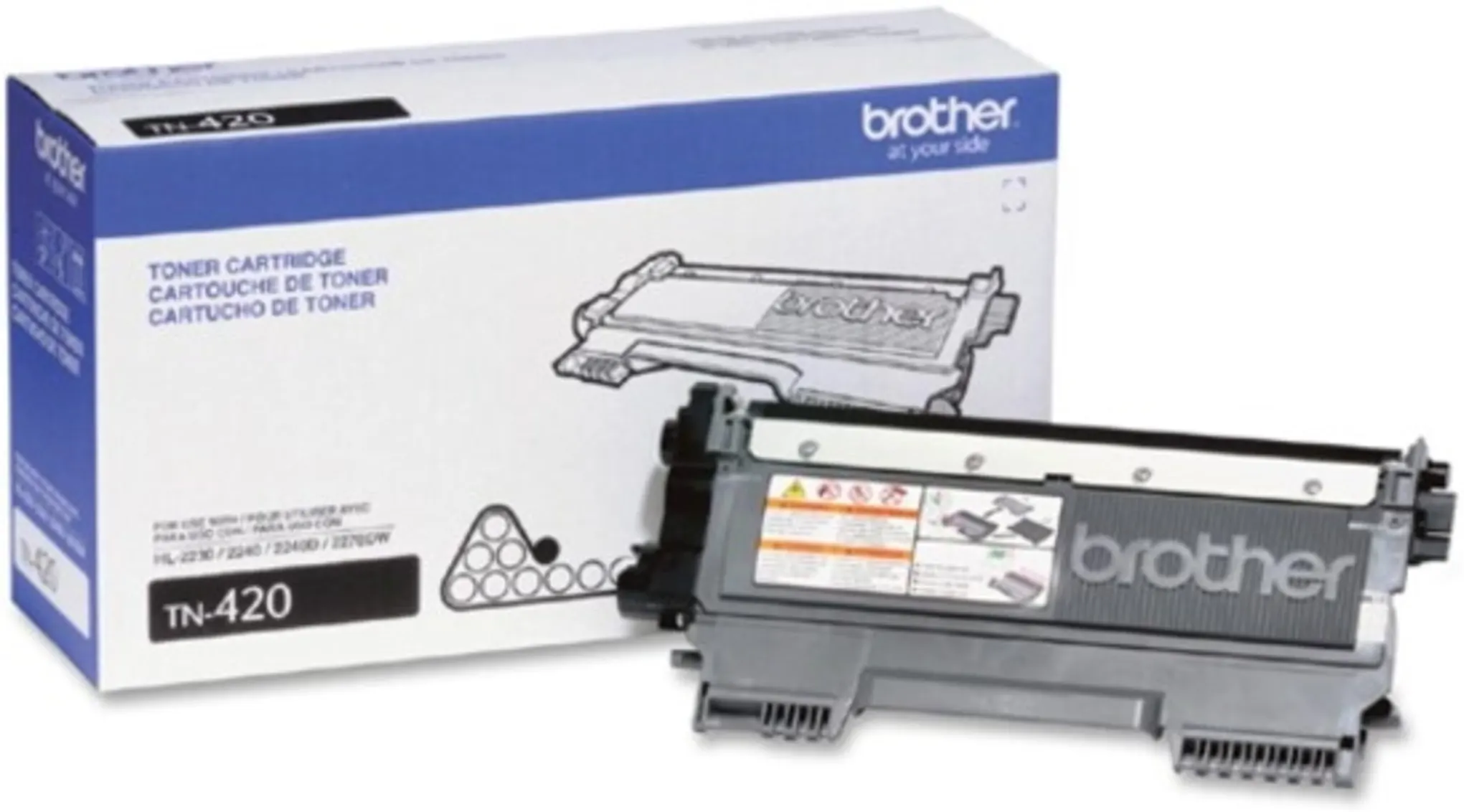 Imagen 2 de Toner Brother TN-420 Negro para Impr Láser HL-2270DW-HL2240, 1200 Pag. 