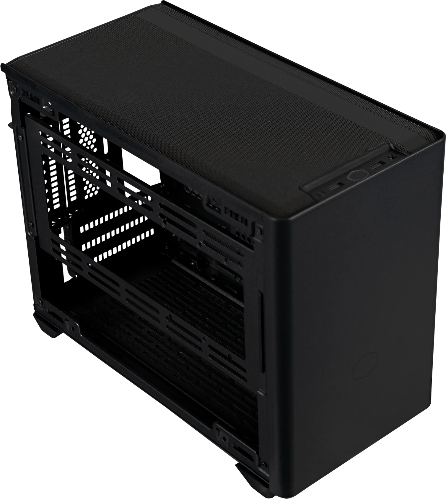 Imagen 2 de Gabinete Cooler Master MasterBox NR200P Ventana 2*USB 3.2 Aud-Mic MiniITX Negro