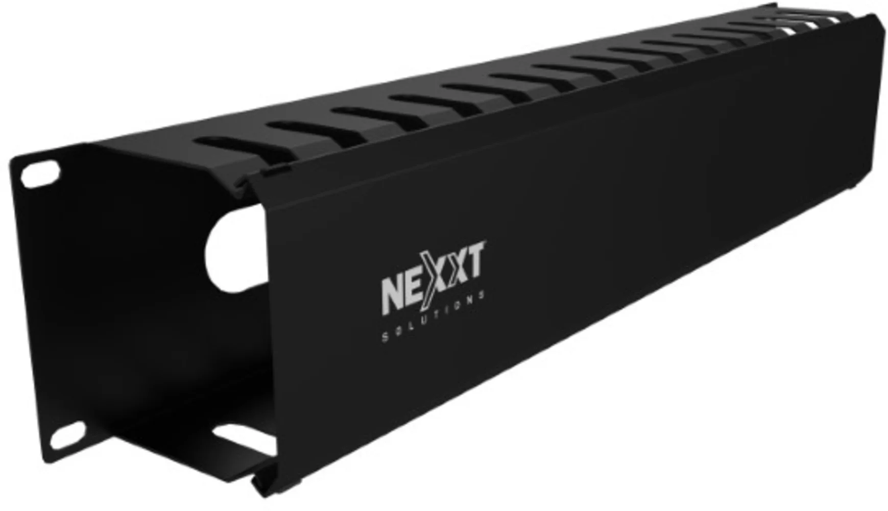 Imagen 0 de Organizador de Cables Nexxt Solutions NPM-DH2UB, Horizontal 2U, 19", Negro