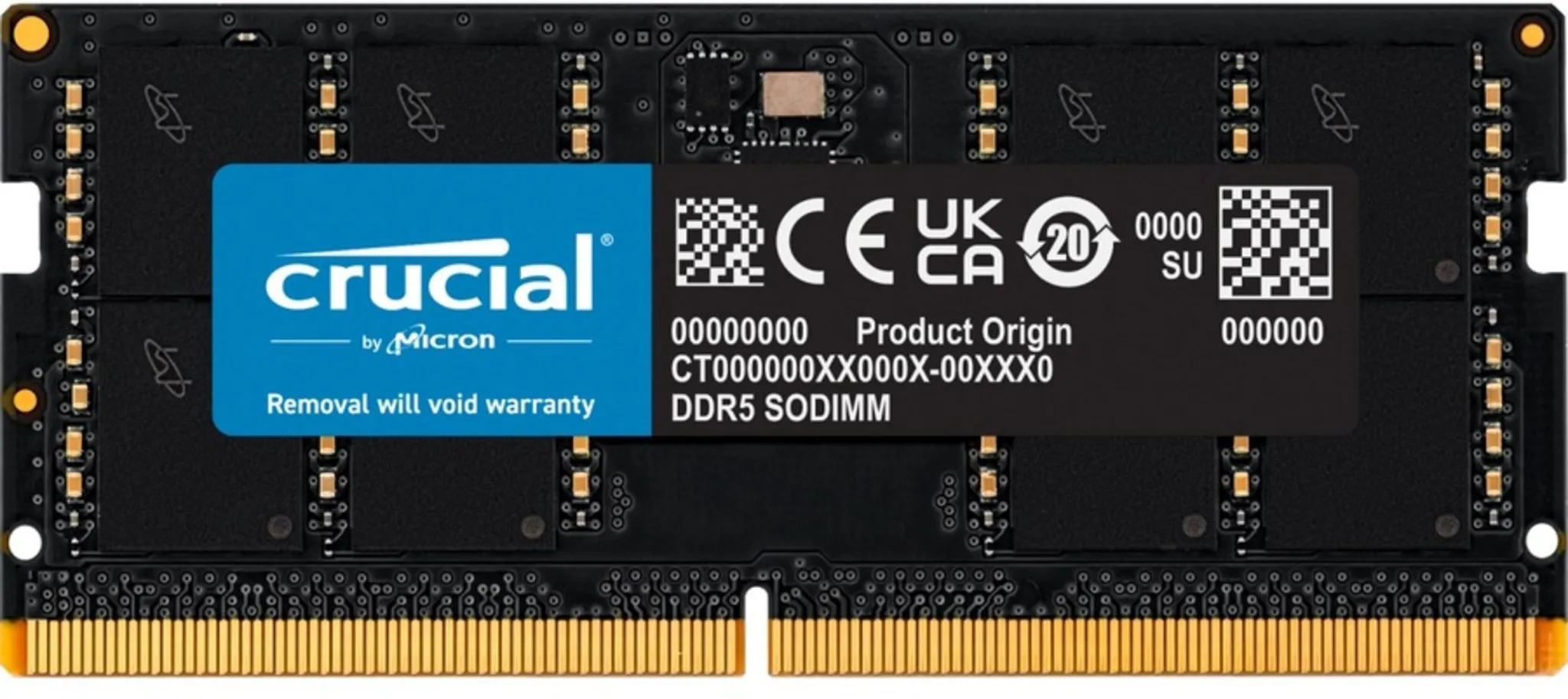 Imagen 0 de Memoria RAM 32GB DDR5 4800MHz SO-DIMM CL40 Non-ECC 1.1v 262p - Crucial