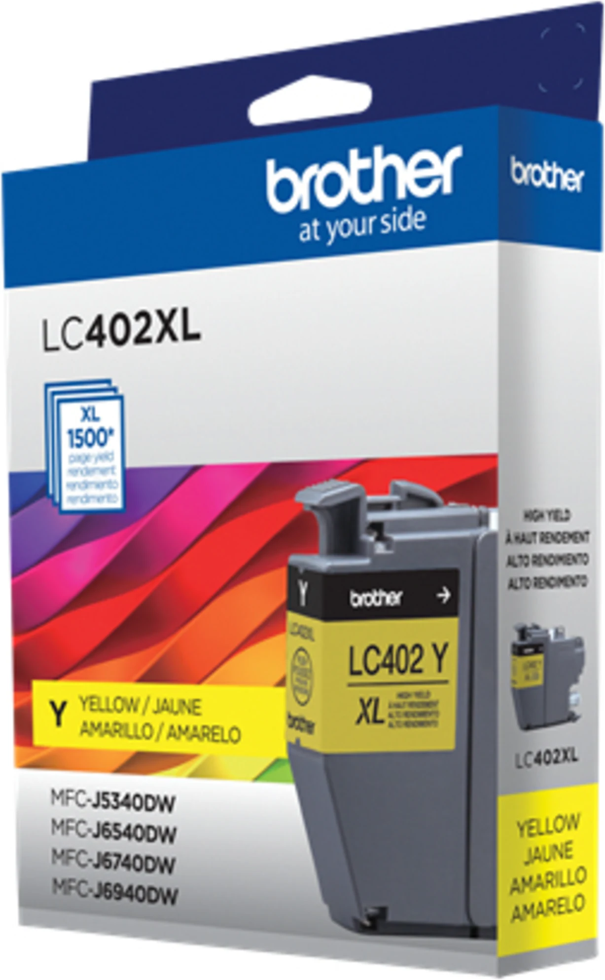 Imagen 4 de Cartridge Brother LC402XLCS Yellow MFC J5340DW J6740DW J6540DW J6940DW 1.500Pág
