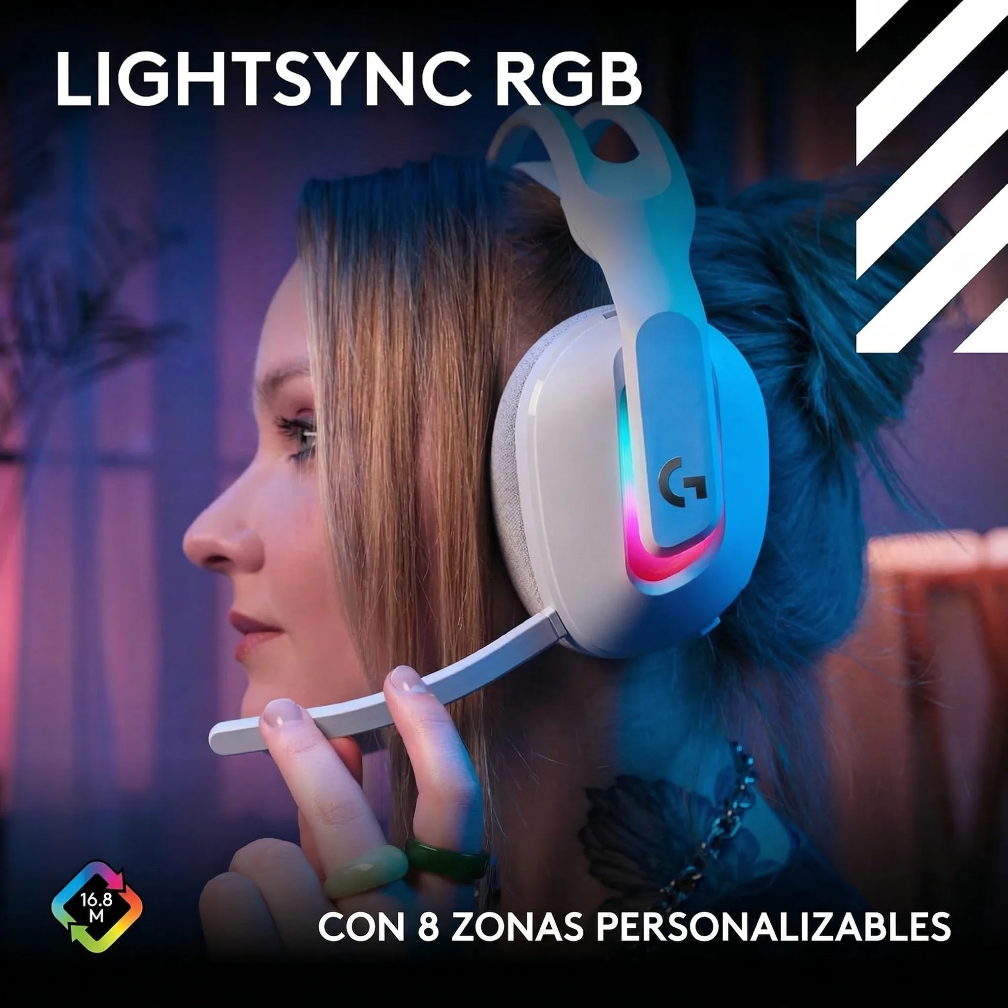 Imagen 11 de Audífonos Gamer Inalámbricos Logitech ASTRO A20 X RGB Blanco