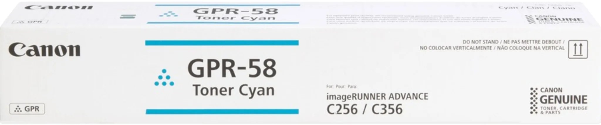 Imagen 0 de CANON TONER GPR 58 CIAN RENDIMIENTO 18000 PAGINAS