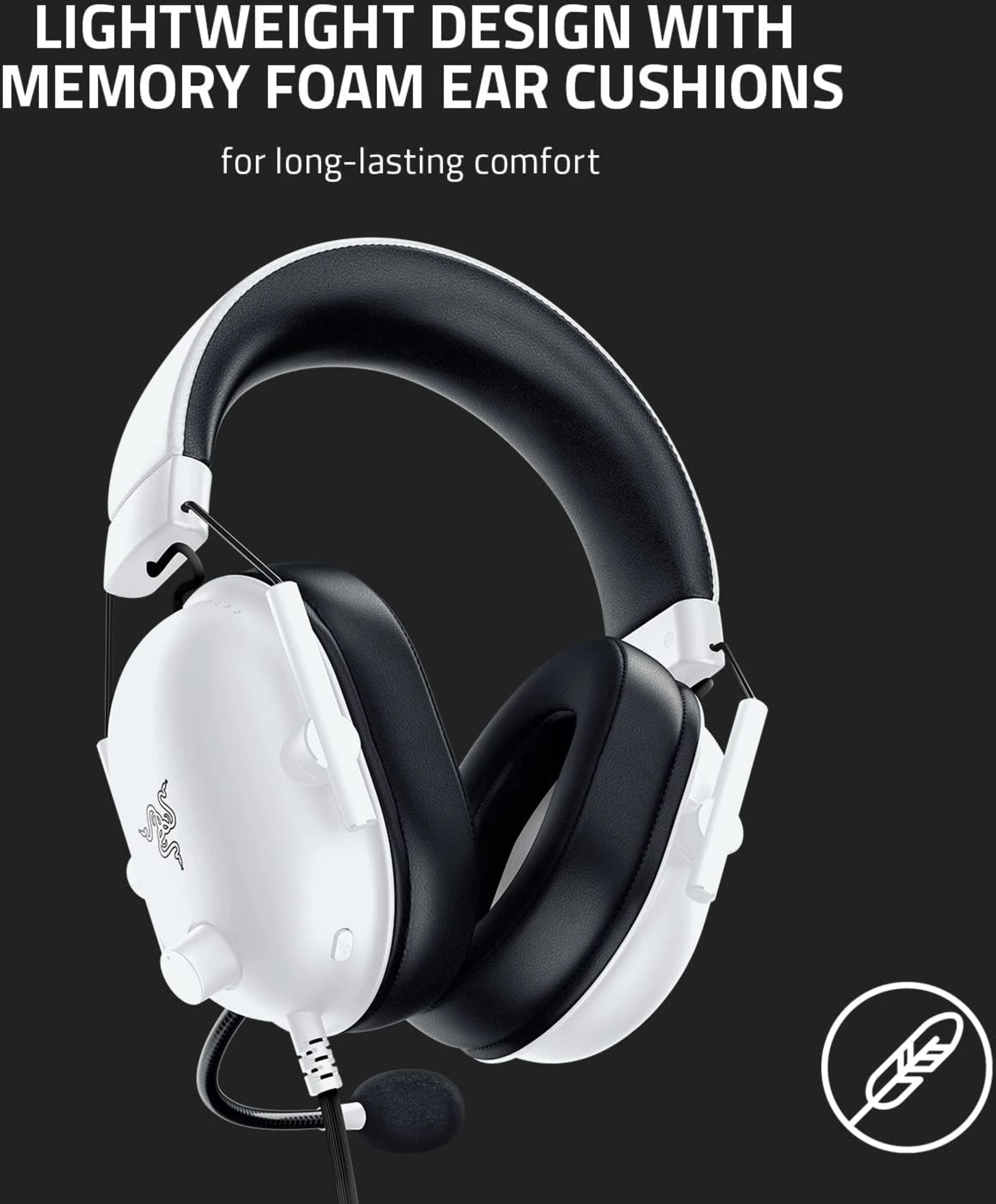 Imagen 4 de Audífonos Gamer Alámbricos Razer BlackShark V2 X, Sonido Envolvente 7.1 White