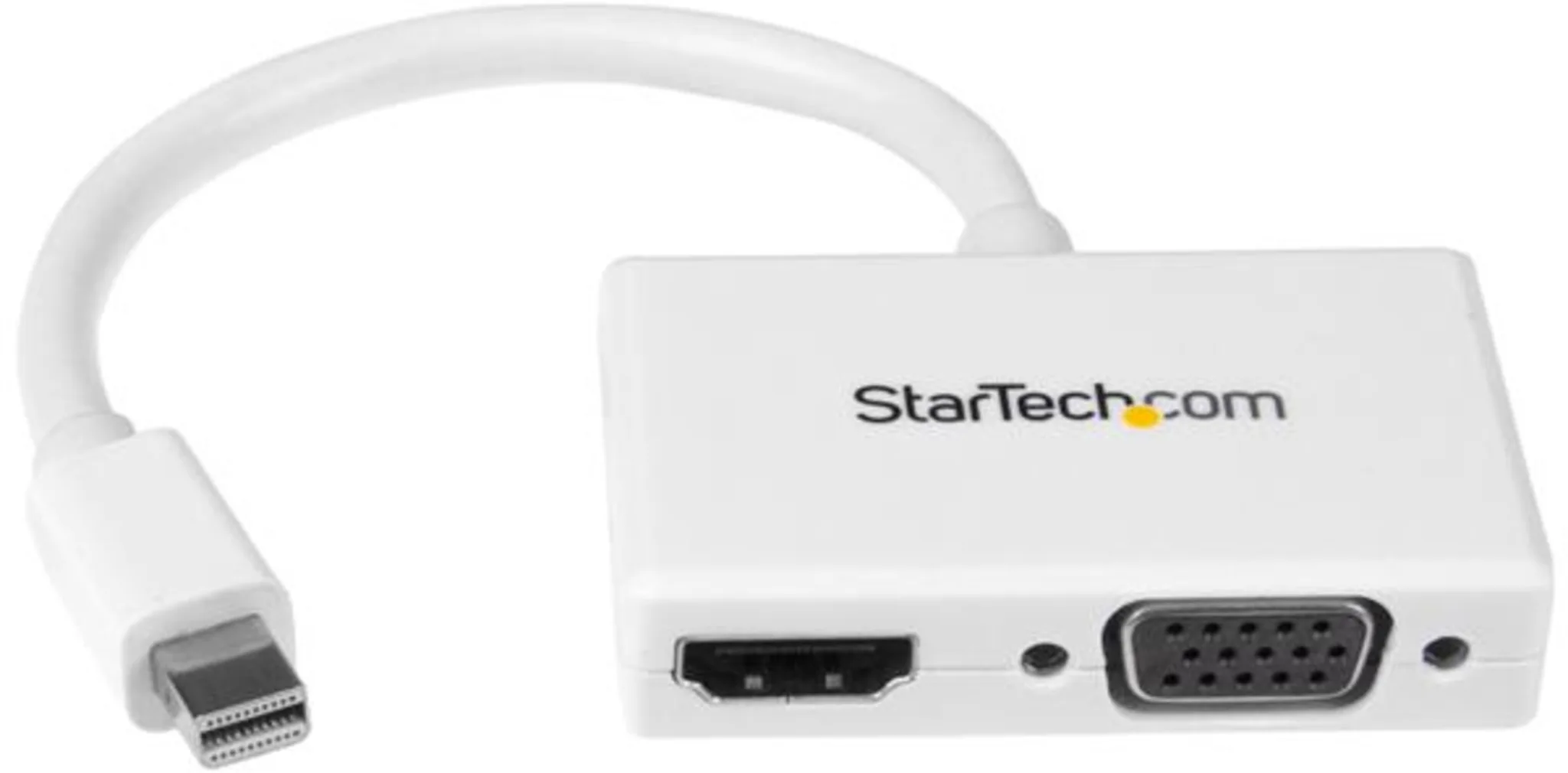Imagen 0 de Adaptador de Video Mini DisplayPort a HDMI, VGA, 1080p Color Blanco - StarTech