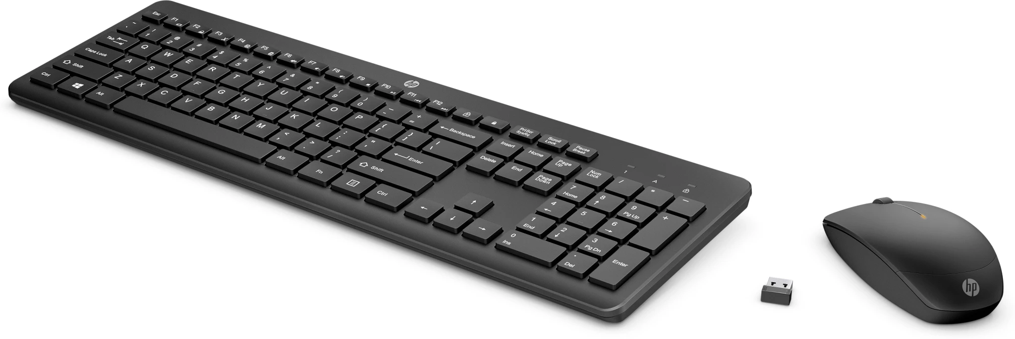 Imagen 1 de Kit Teclado Mouse Inalámbrico HP 230 Teclado en Español USB-A Color Negro