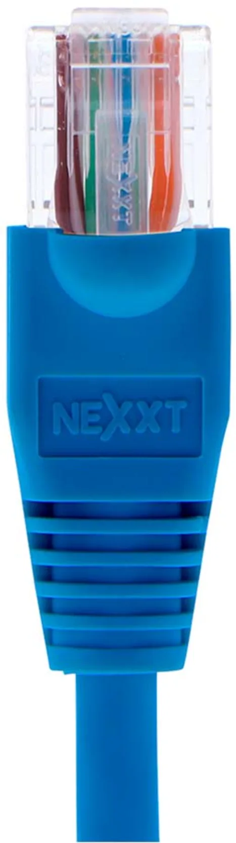 Imagen 1 de Cable de Red Nexxt Cat5e Longitud 3 Metros Color AZUL