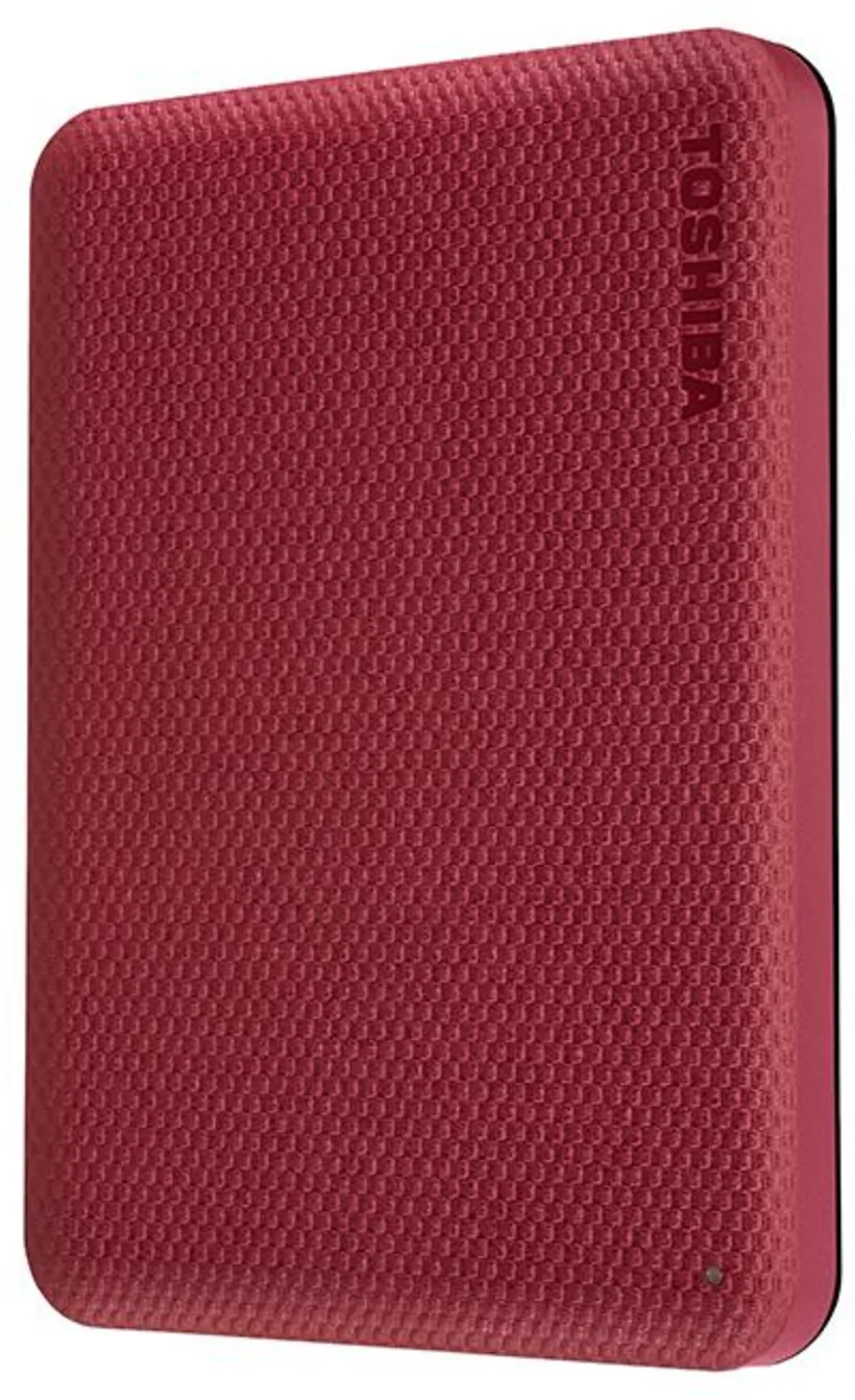 Imagen 2 de Disco Duro Externo Toshiba Canvio Advance Rojo 2TB 2.5" 5400RPM USB3.0 PC/MAC
