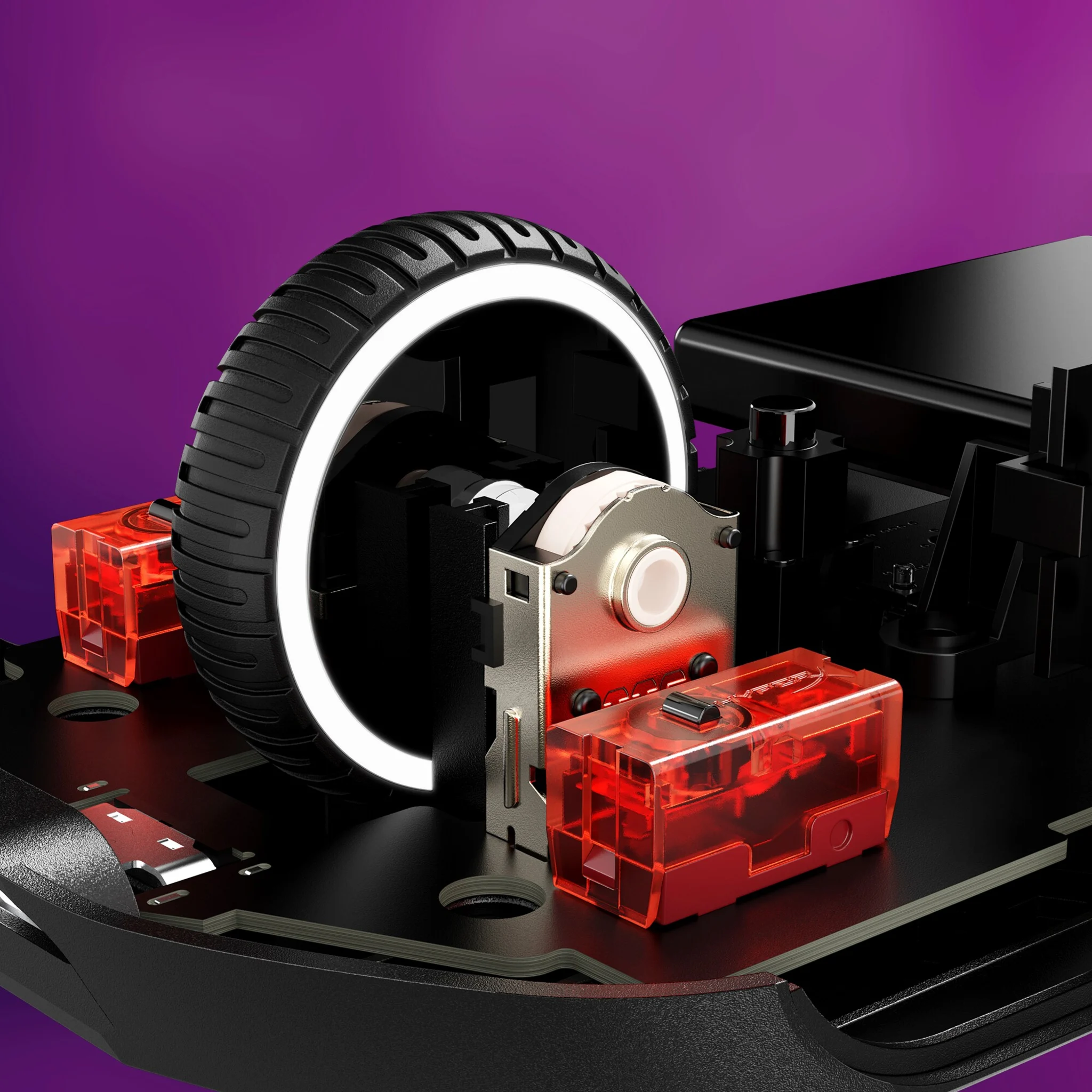 Imagen 2 de Mouse Inalámbrico HP HyperX Óptico 16000dpi 6 botones Color Negro