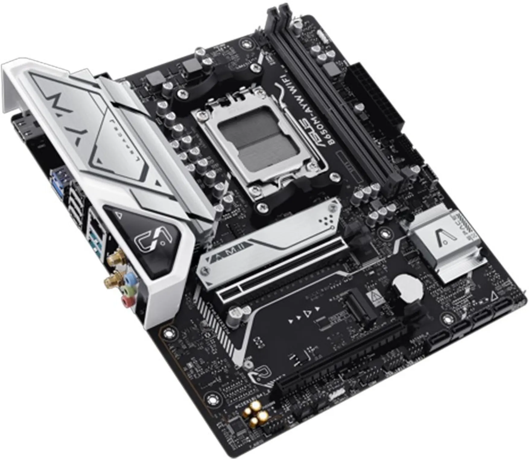 Imagen 2 de Tarjeta Madre Asus B650M-AYW AMD AM5 2*DDR5 2*M.2 WiFi6 LAN Bt5.3 HDMI USB