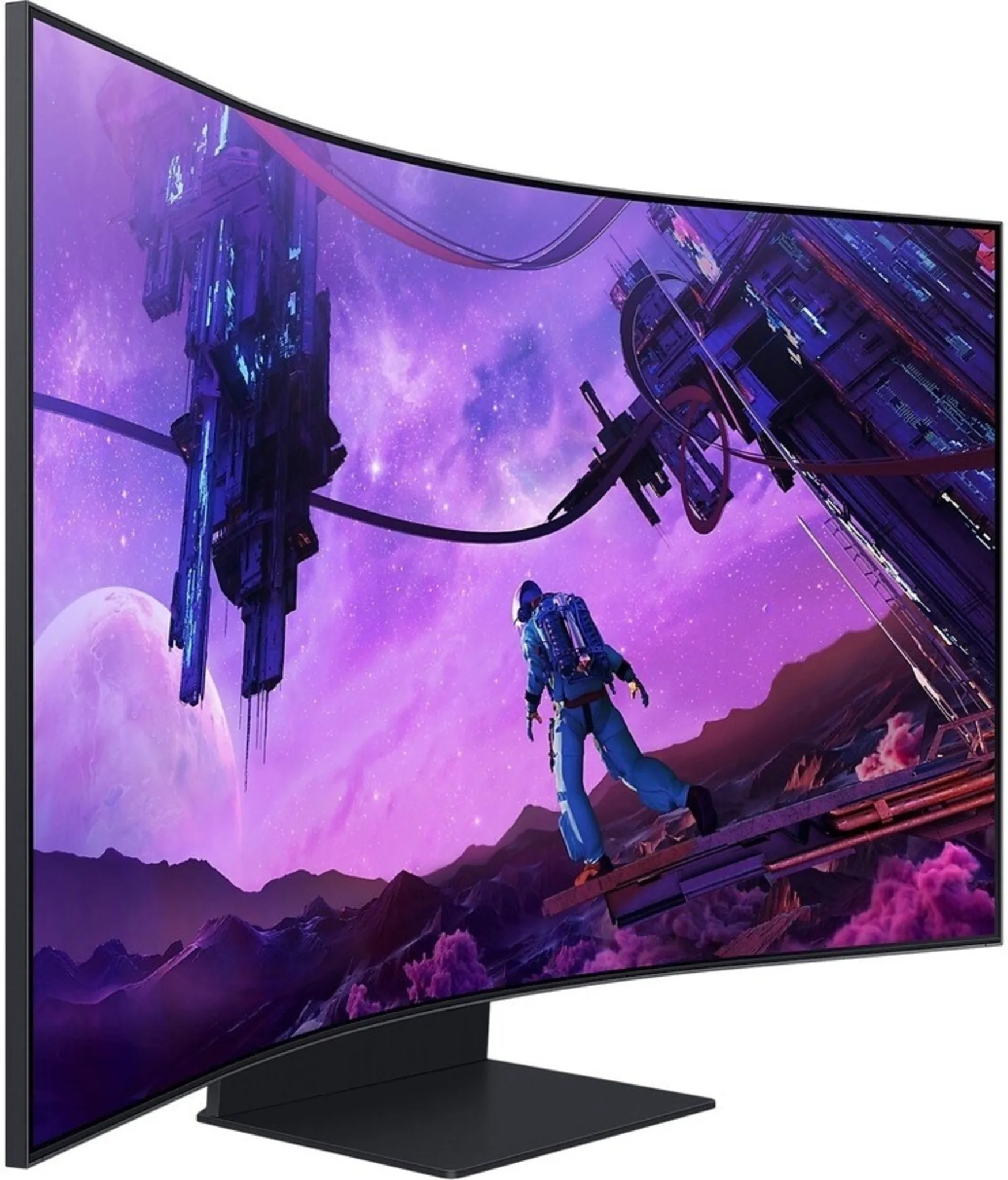 Imagen 19 de Monitor Gamer Curvo Samsung Odyssey ARK UHD 55" 3840x2160 VA 4*HDMI USB BT 165Hz