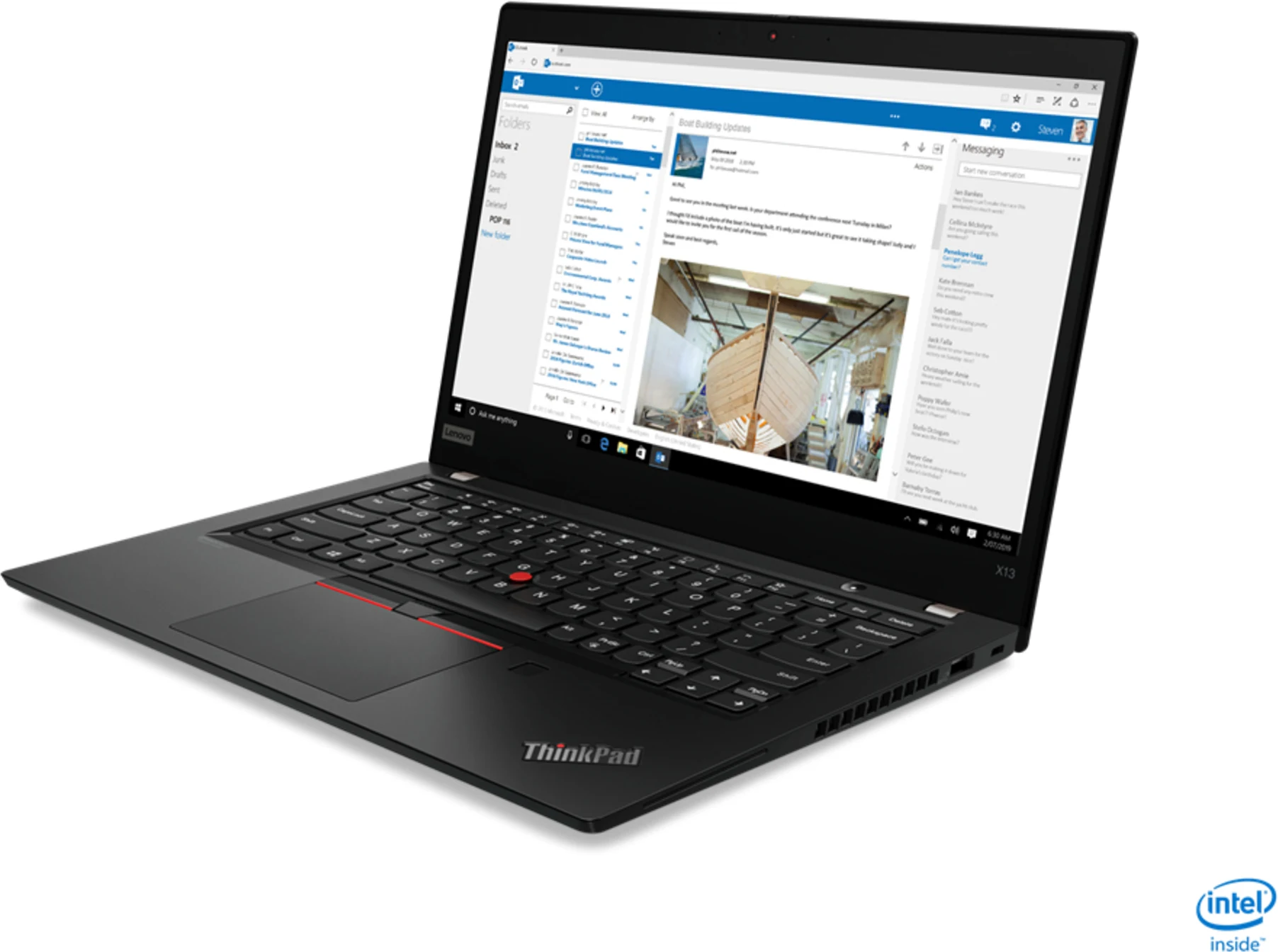 Imagen 13 de Notebook Lenovo ThinkPad X13 Gen3 I7-1255U RAM 16GB SSD 512GB 13.3" WUXGA W11P (Reacondicionado)
