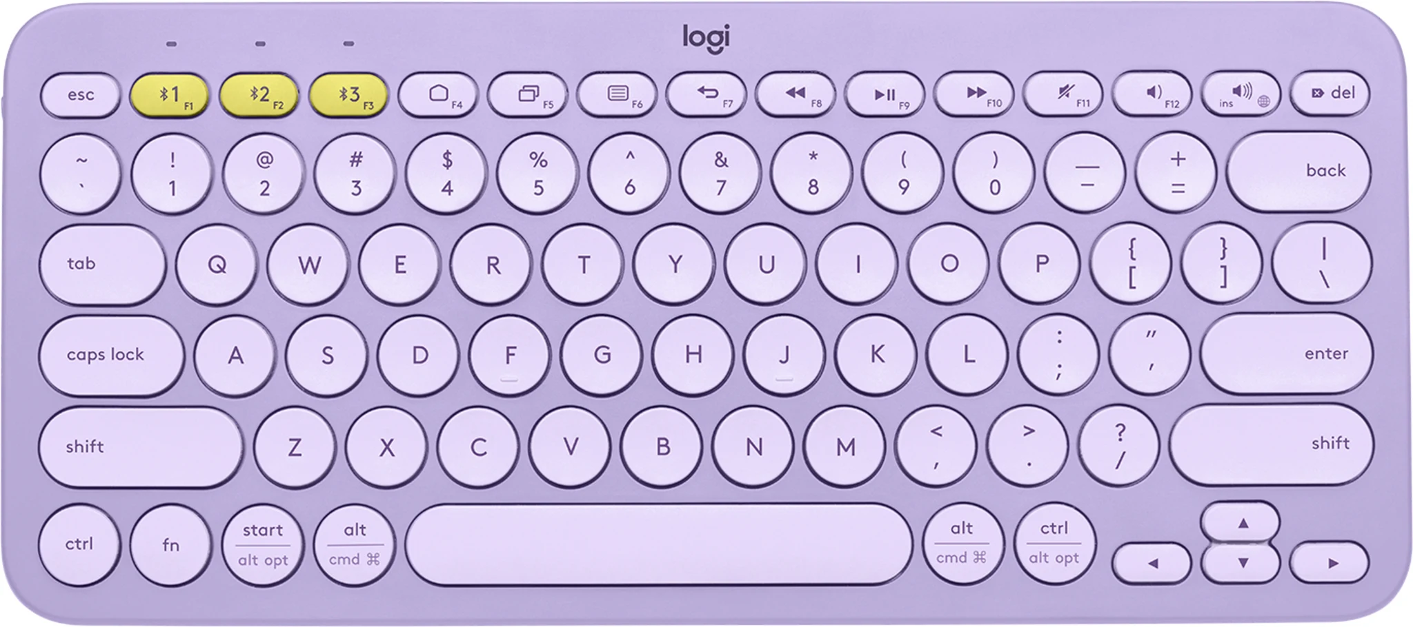 Imagen 0 de Logitech K380 Multi-Device Keyboard- Spanish Layout Lavender