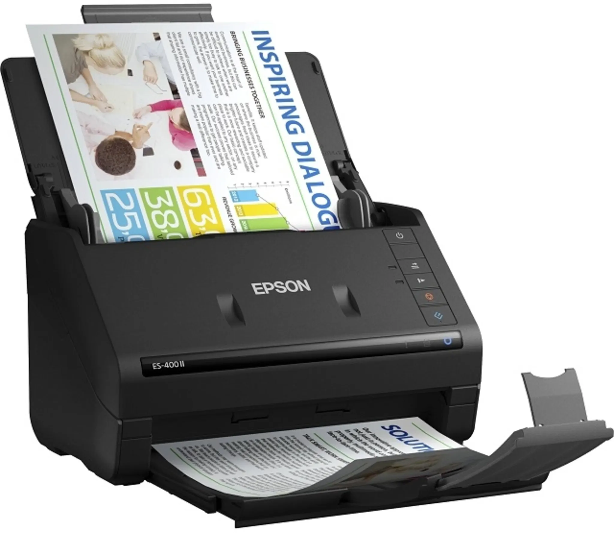 Imagen 0 de Escáner de Escritorio Epson WorkForce ES-400II Color 600dpi ADF USB3.0 Dúplex