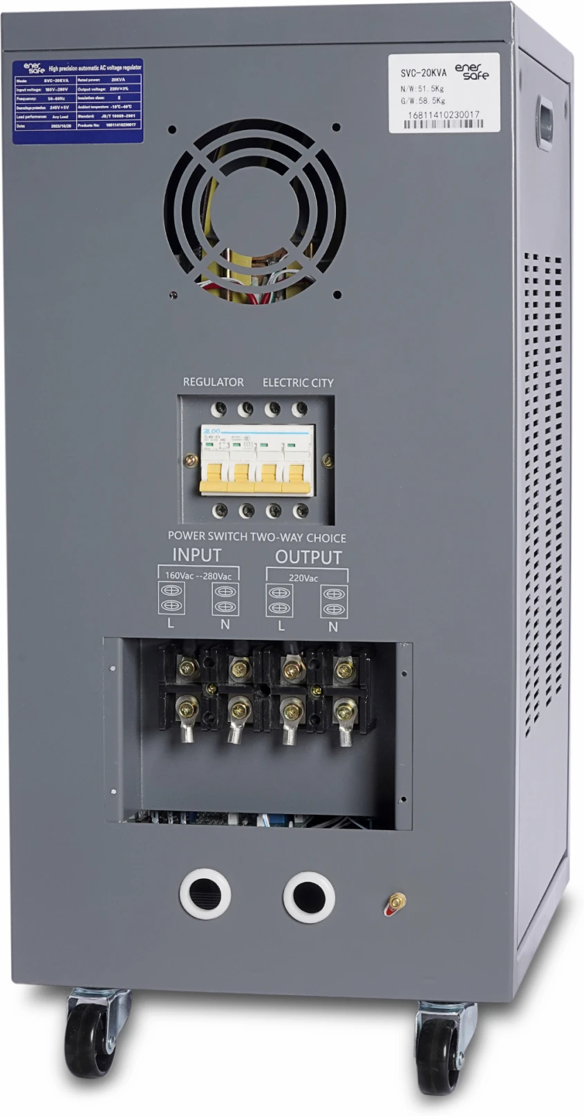 Imagen 1 de Estabilizador de Voltaje 20 kVA Monofasico