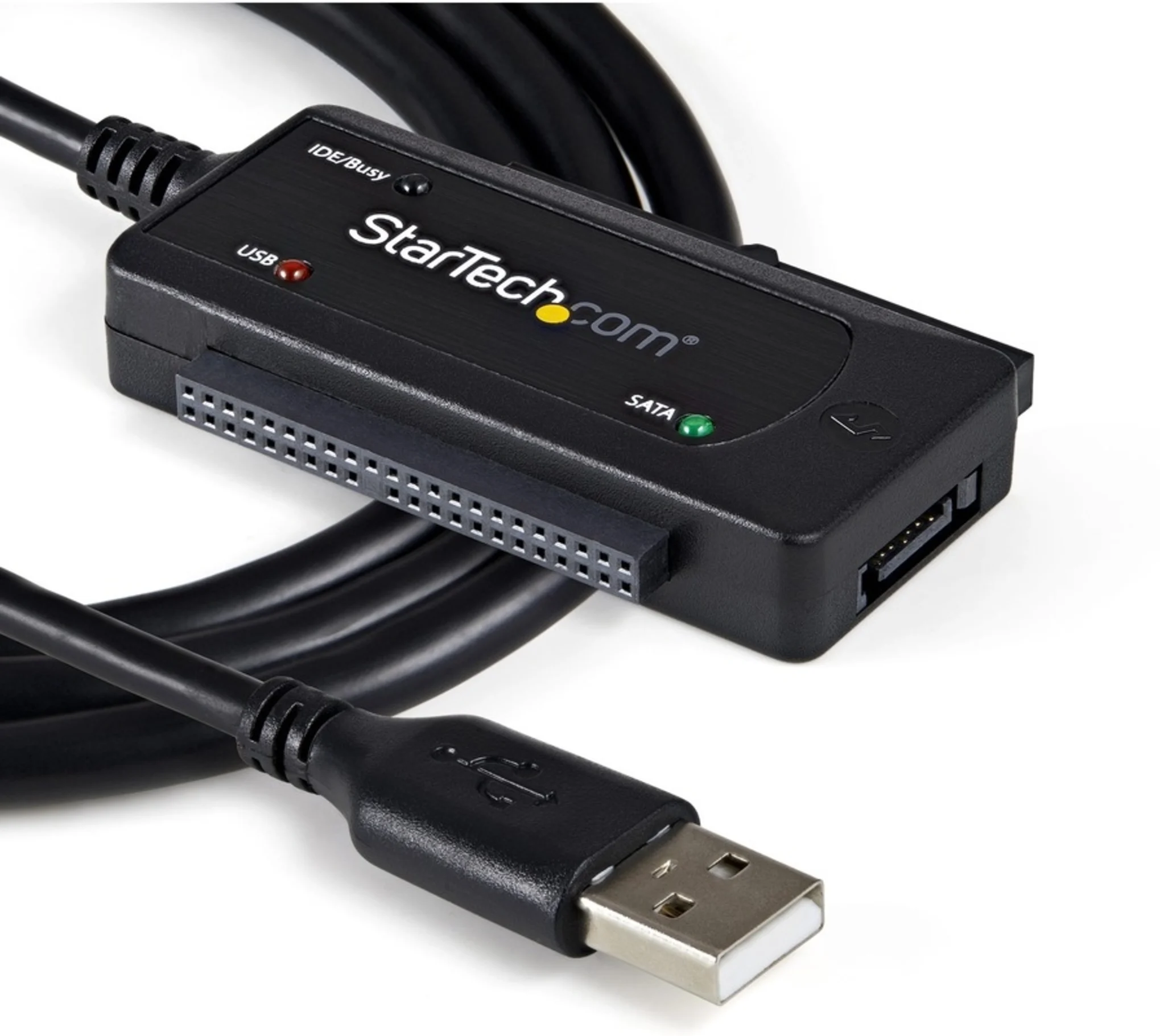 Imagen 4 de Adaptador SATA IDE a USB 2.0 para Disco Duro/SSD con Alimentación SATA IDE LP4